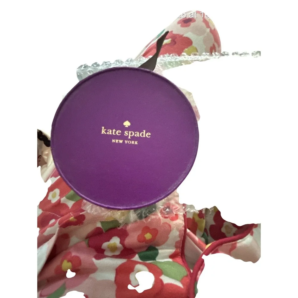 Kate Spade New‎ York Gold Sea Glass Turtle Ring Crystal Shell Size 6 WBRU2152